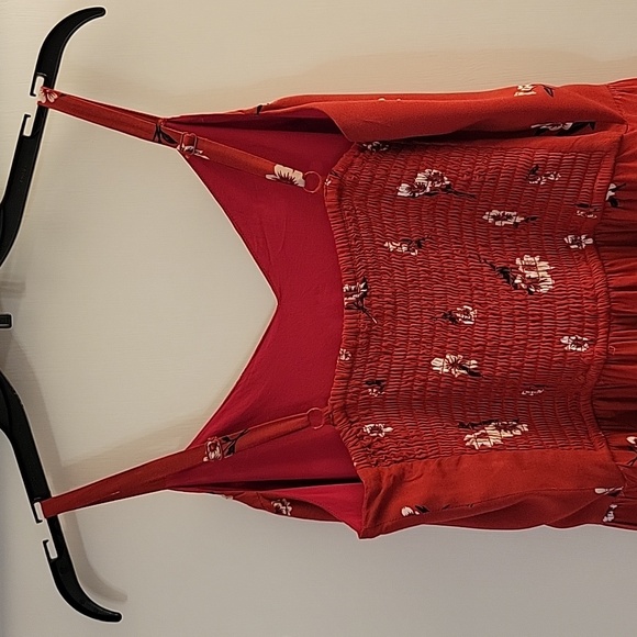 Breezy Red Floral Maxi Dress | Small - Picture 4 of 12